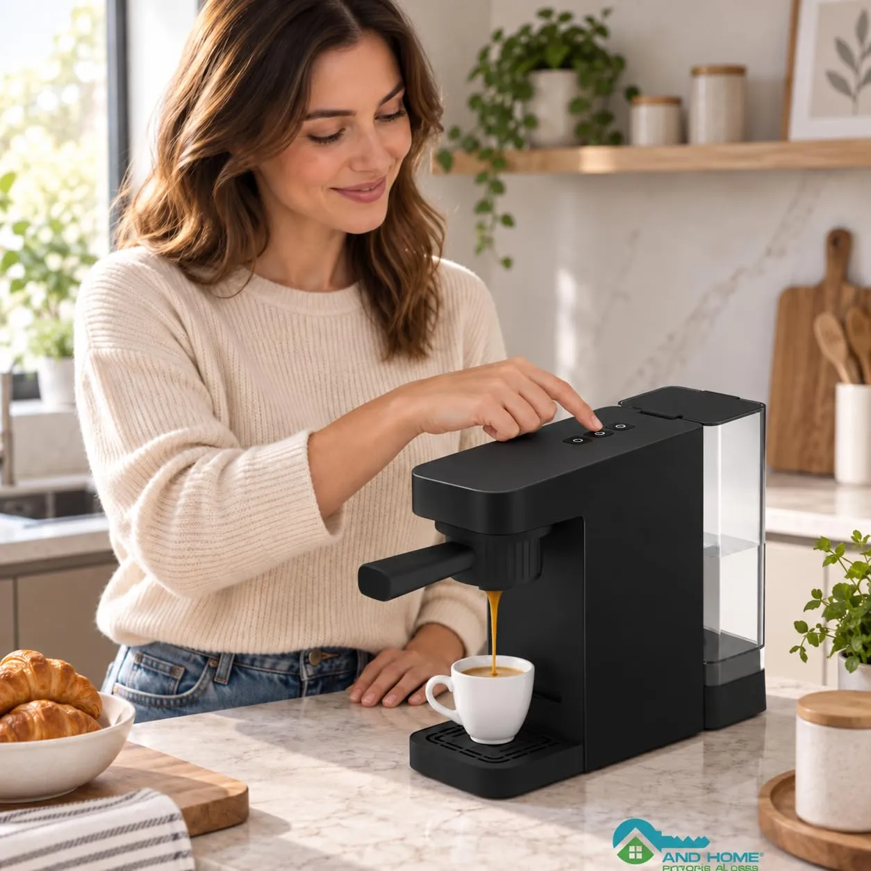 Macchina Caffè 4 in 1 Black - 1400 W - Pressione 20 bar - ABS Resistente - immagine 2