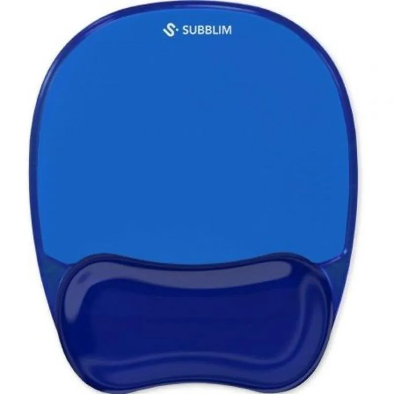 Tappetino per Mouse Subblim Ergo Crystal Flex Gel Blu Scuro Antiscivolo - immagine 1