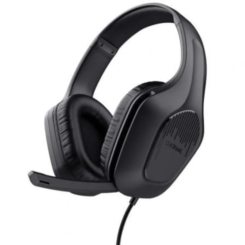 Auricolari Trust GXT 417 Zirox cablati Jack 3.5mm Gaming con microfono Nero - immagine 1