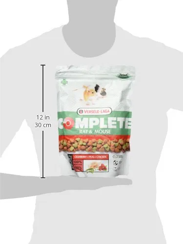 Versele-Laga Complete Rat & Mouse | 500 g | Alimento completo per ratti e topi | Estrusi all-in-one | Arricchito con piselli e mirtilli rossi | Con pollo come proteina animale - immagine 3