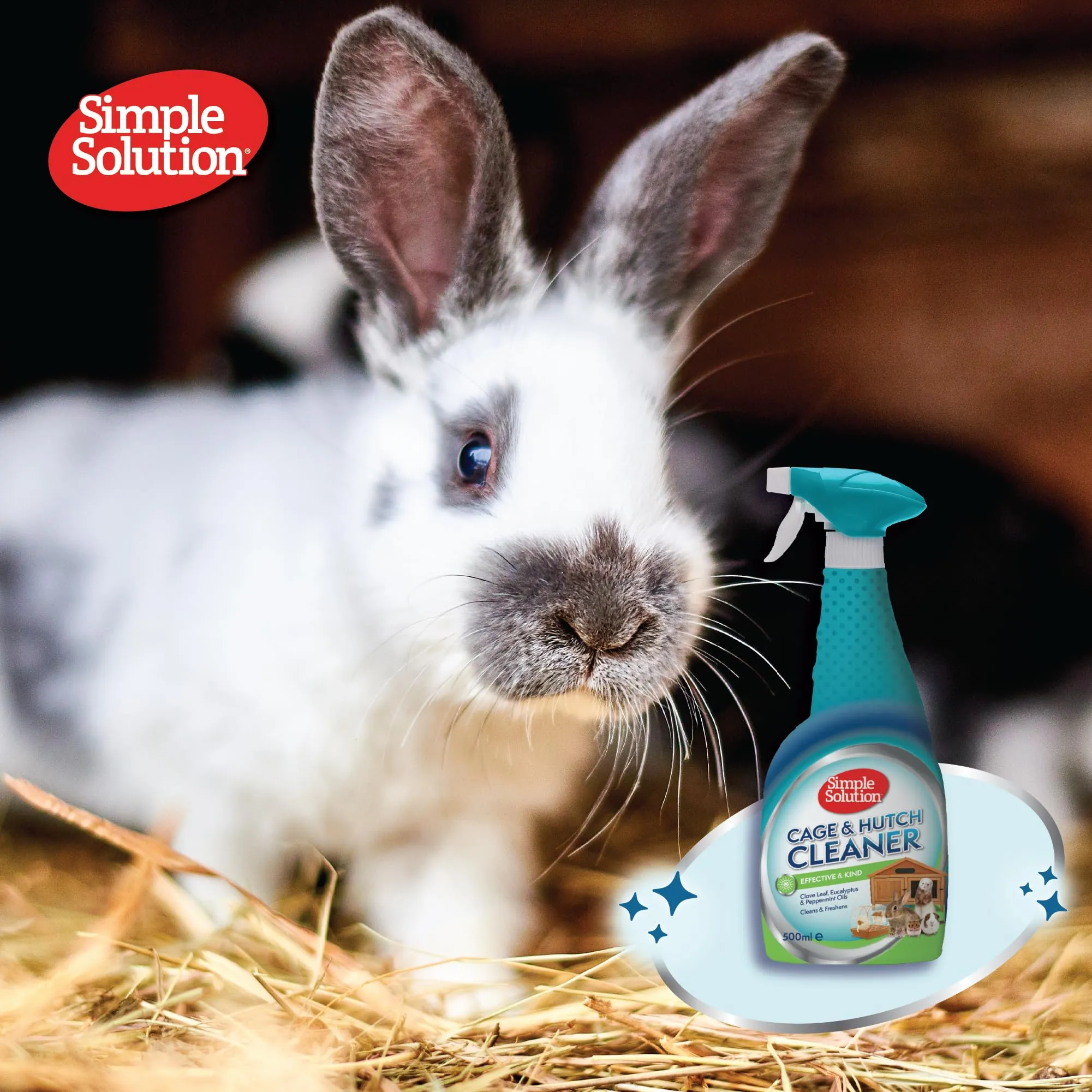 Simple Solution Detergente Antibatterico Naturale per Gabbie e conigliere, 500 ml - immagine 4
