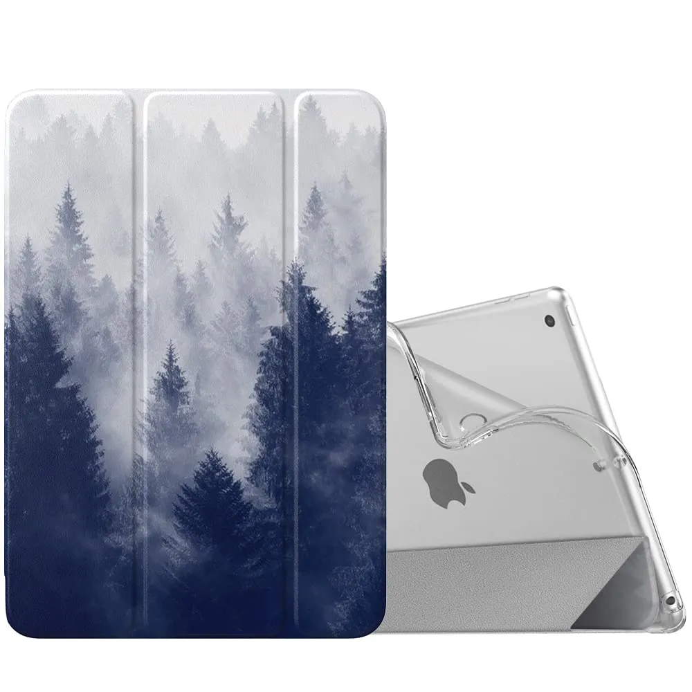 MoKo Cover per iPad 9a/8a/7a Gen 10,2" 2021/2020/2019, Foresta Grigia - immagine 1