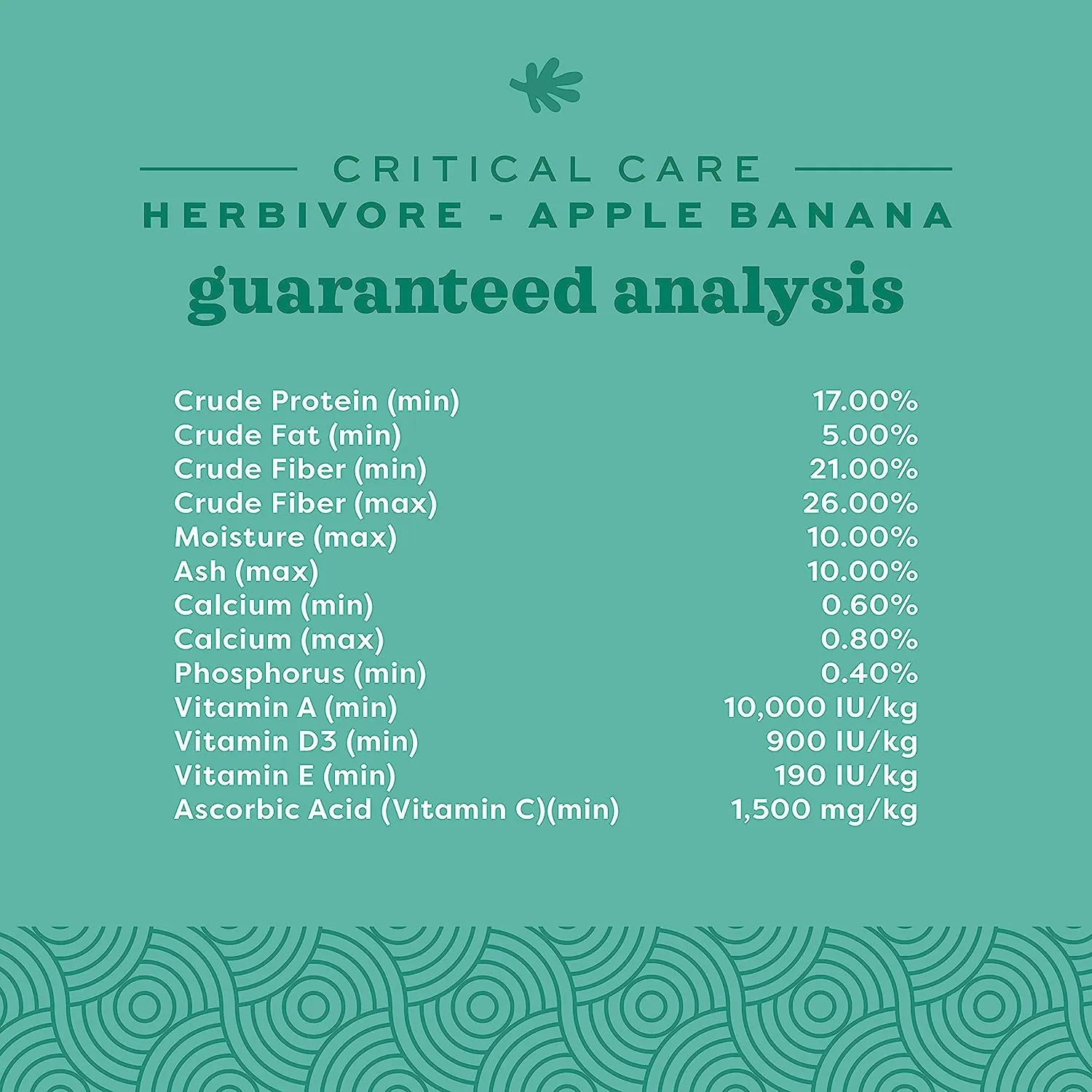 Oxbow HERBIVORE CRITICAL CARE MELA/BANANA 454 GR - immagine 5