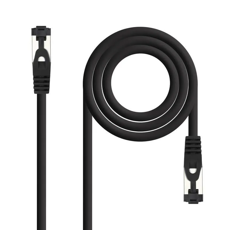 Cavo di rete Nanocable 10.20.2001-BK Cat.8.1 1 m SSTP LSZH nero - immagine 1