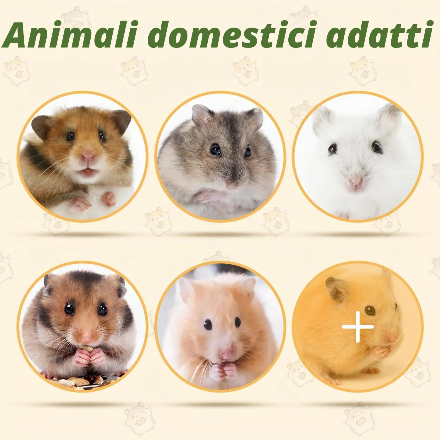 Nobleza - (500g) Mangime per Criceti, Cibo per Gerbilli, Alimento Completo per Criceti in Sacchetto, Pasto Misto di Vitamine e Fibre - immagine 6