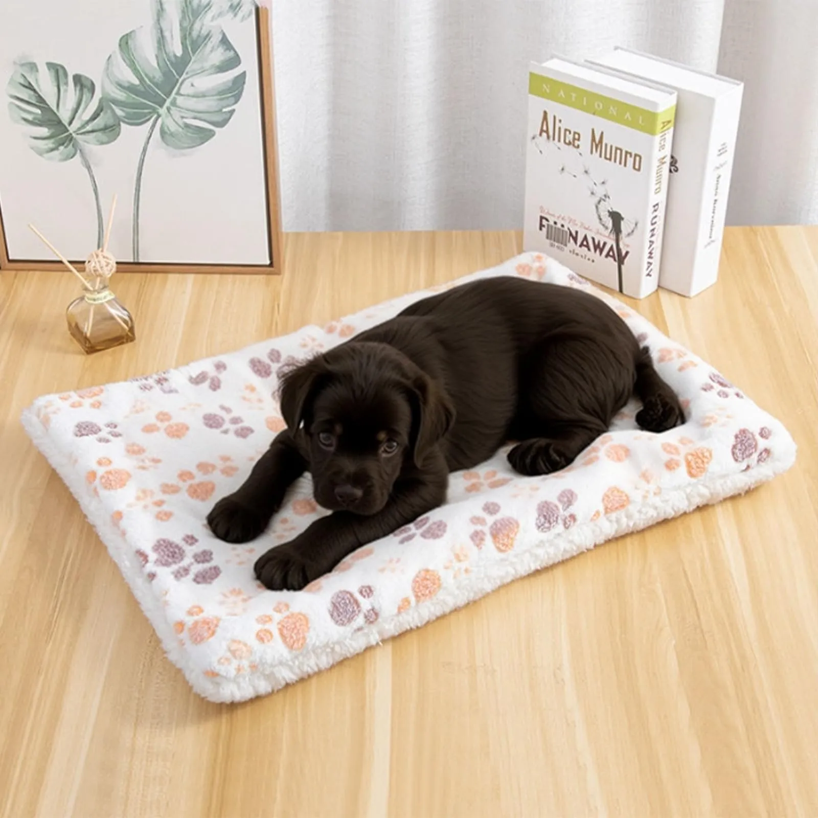 Godneei Set 2 Pezzi Cuccia Cane Interno e Gatto Interno, Cuscino Gatto Morbido 40×30 cm, Letto per Porcellino d'India, Tappetino Invernale in Pile Ideale per Caviaviti, Conigli, Criceti - immagine 7
