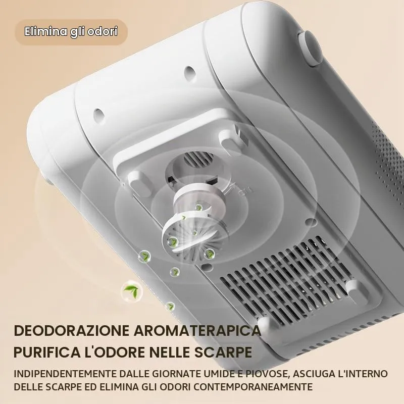 Frogetu Asciuga Scarpe Elettrico da Calcio, Asciuga Stivali Pieghevole, Asciuga Scarponi in Modo Veloce con Ventilazione e Ozone Asciuga, Asciuga Scarpe Calcio Scalda Scarponi Sci, per Scarpe, Guant - immagine 3