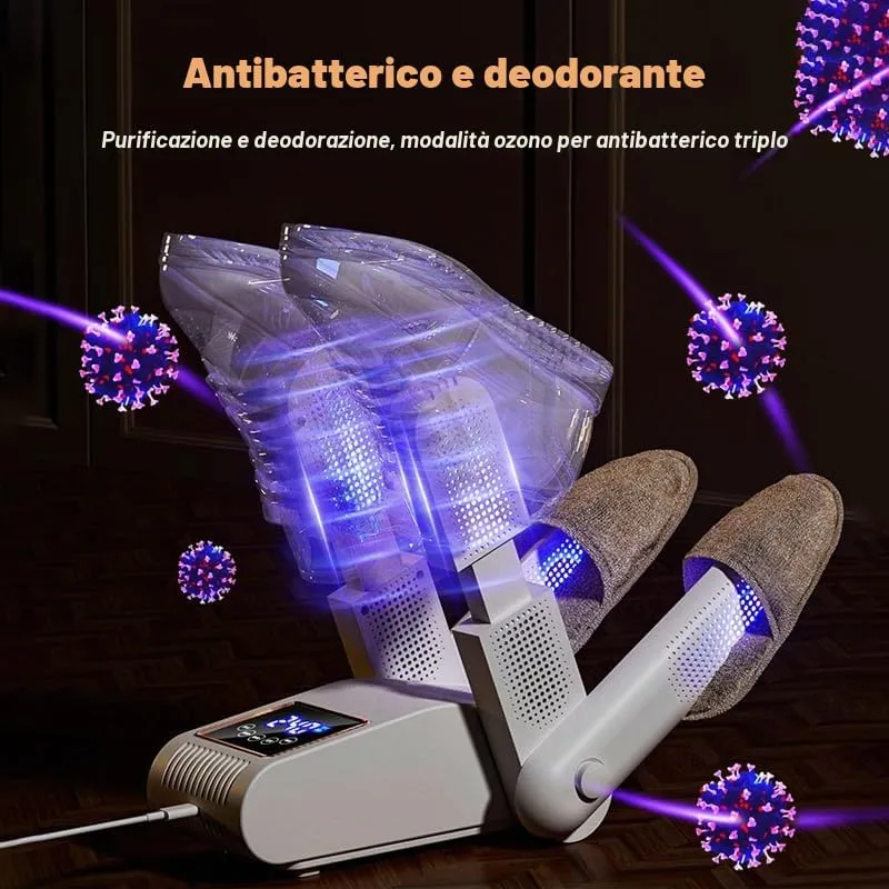 Frogetu Asciuga Scarpe Elettrico da Calcio, Asciuga Stivali Pieghevole, Asciuga Scarponi in Modo Veloce con Ventilazione e Ozone Asciuga, Asciuga Scarpe Calcio Scalda Scarponi Sci, per Scarpe, Guant - immagine 5
