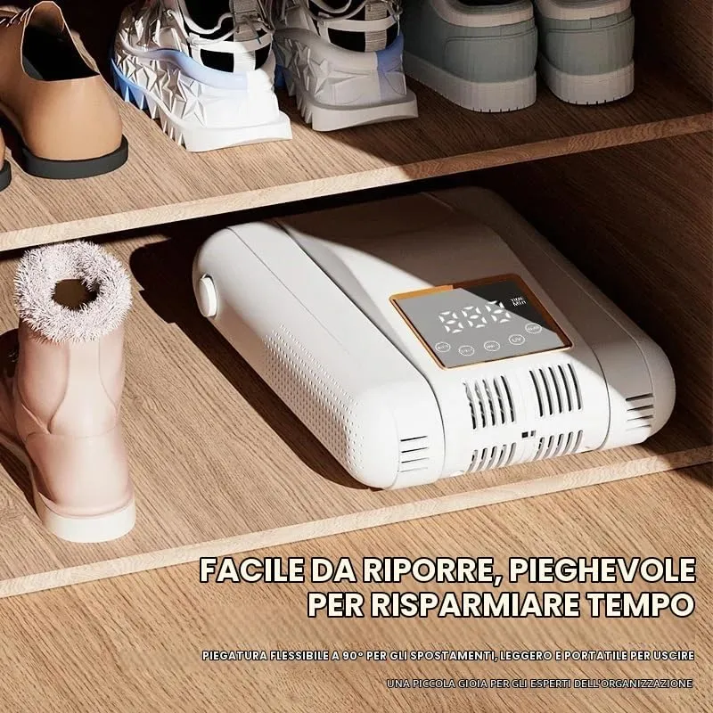 Frogetu Asciuga Scarpe Elettrico da Calcio, Asciuga Stivali Pieghevole, Asciuga Scarponi in Modo Veloce con Ventilazione e Ozone Asciuga, Asciuga Scarpe Calcio Scalda Scarponi Sci, per Scarpe, Guant - immagine 8