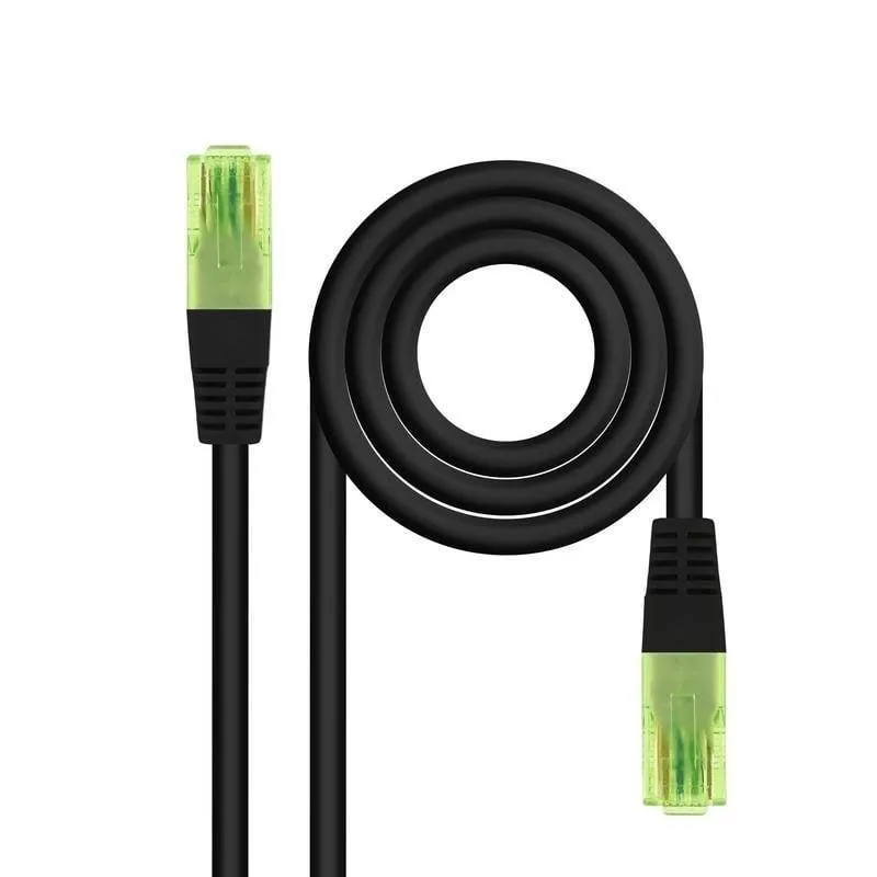 Cavo di rete Nanocable 10.20.1403-BK Cat.6 UTP 3m Nero CCA RJ45 - immagine 1