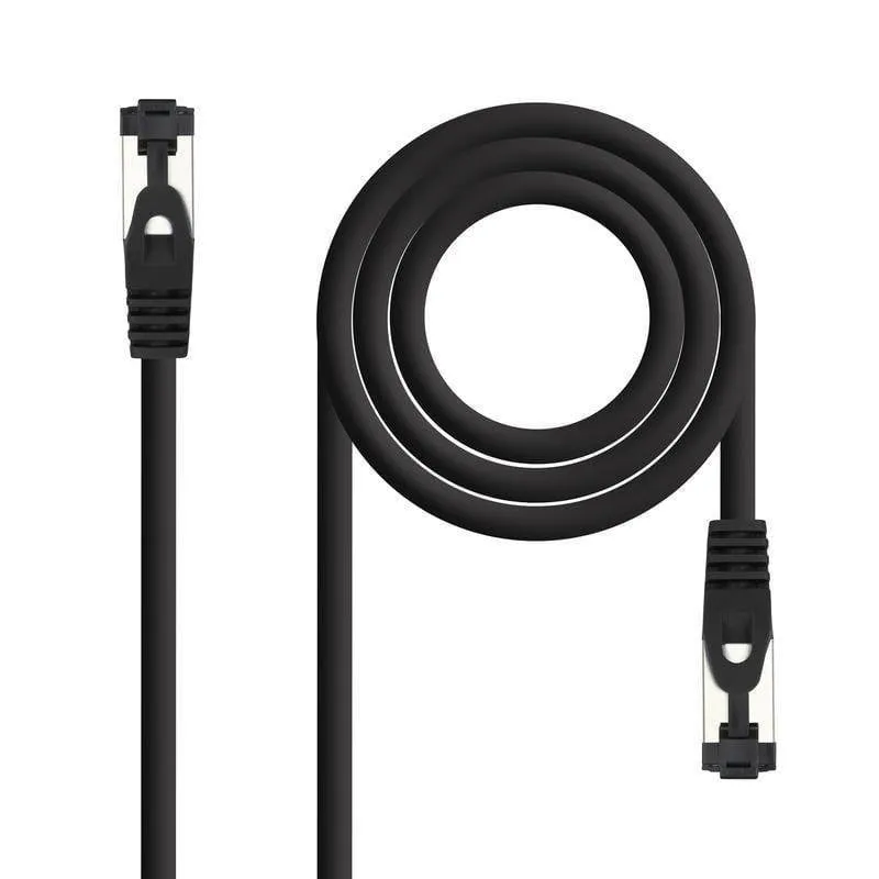 Cavo di rete Nanocable 10.20.2007-BK Cat8.1 SSTP 7 m LSZH nero - immagine 1