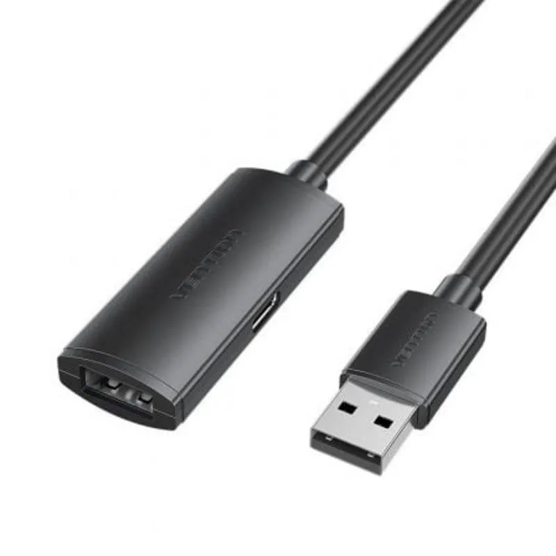 Cavo USB Vention CBKBL Estensione Attiva 10m 480Mbps Nero - immagine 1