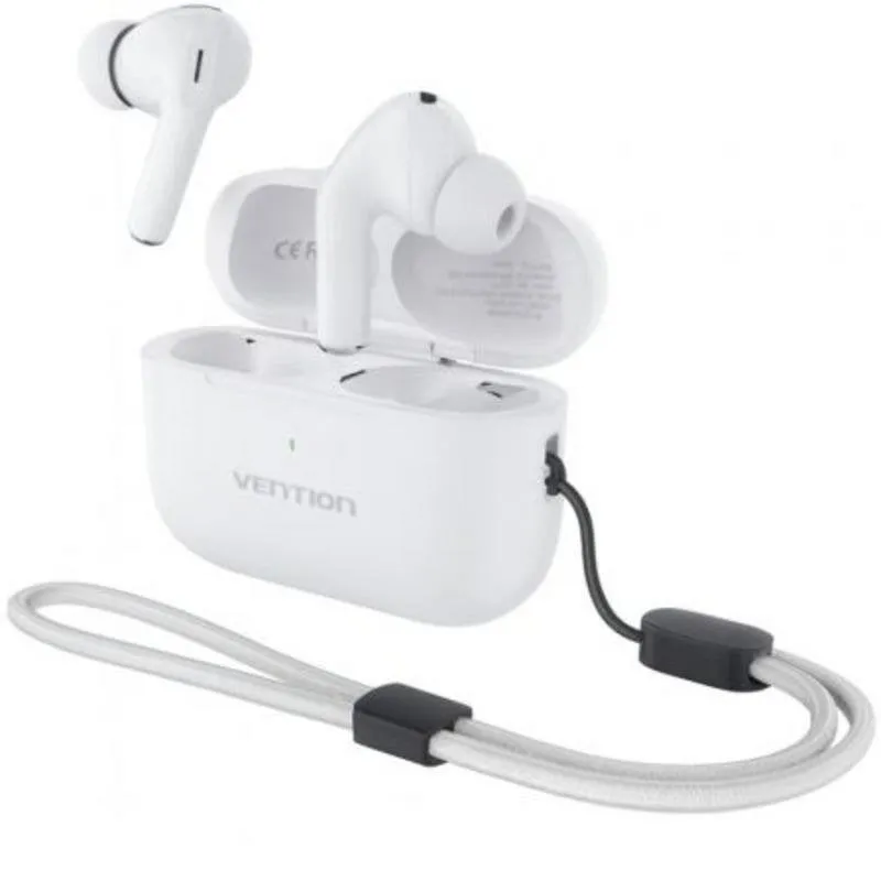 Auricolari Vention Echo Lite E11 Pro wireless Bluetooth con Cancellazione Rumore bianchi - immagine 1
