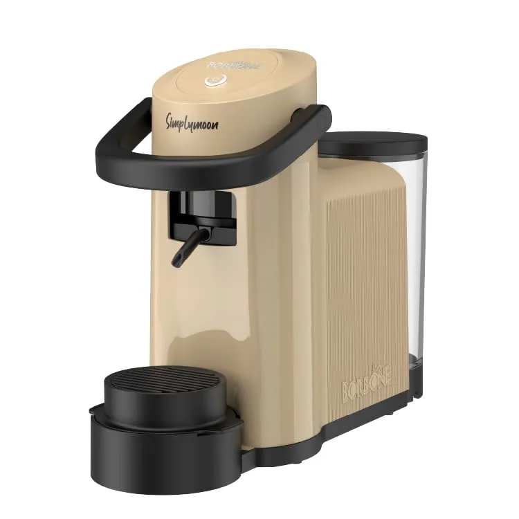 CAFFÈ BORBONE Simplymoon Macchina da Caffè a Cialde (Sabbia, Macchina + Cialda Blu + 8 Bicchierini) - immagine 2