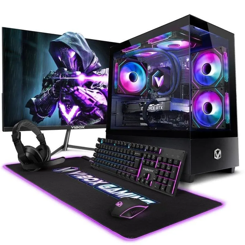 Vibox IV-547 AMD Ryzen 7 5700X 16GB 1TB NVMe RTX 5060 Ti Gaming Set - immagine 1