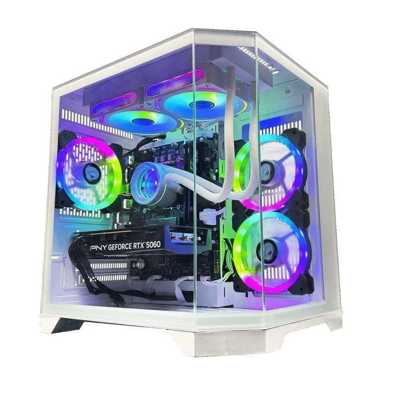 Nitropc Avanzato Nitro AMD Ryzen 5 5600X 16GB 1TB M.2 RTX3050 Windows 11 Bianco - immagine 1