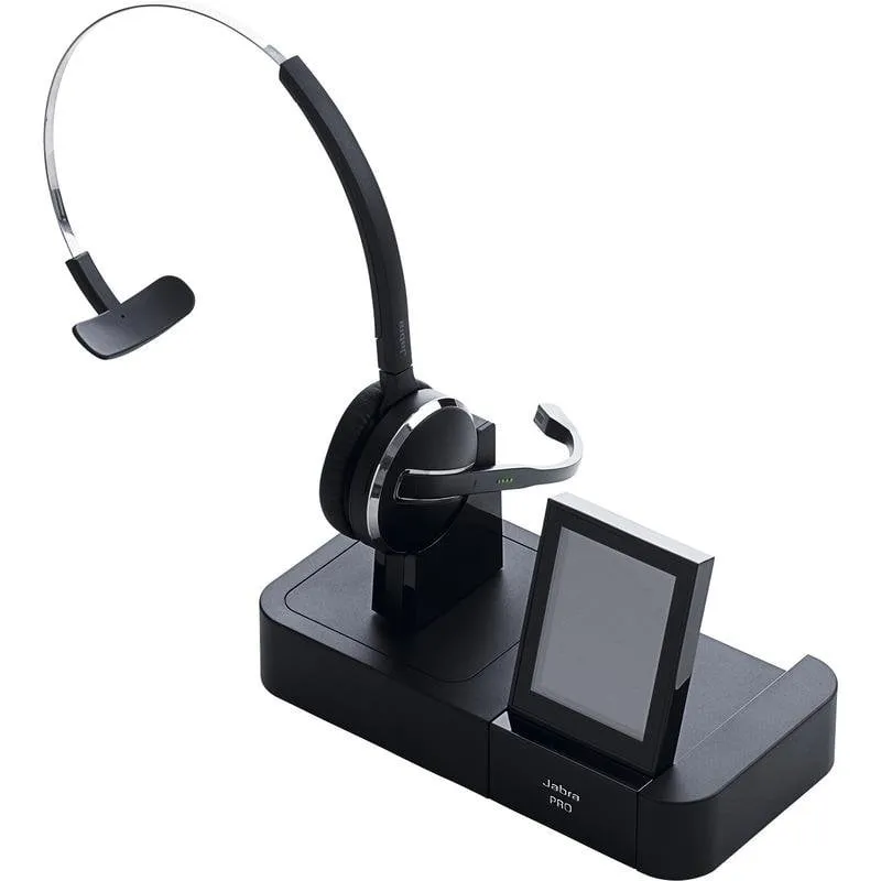 Auricolare Jabra Pro 9460 Mono Wireless Bluetooth per Ufficio con Cancellazione Rumore Nero - immagine 1