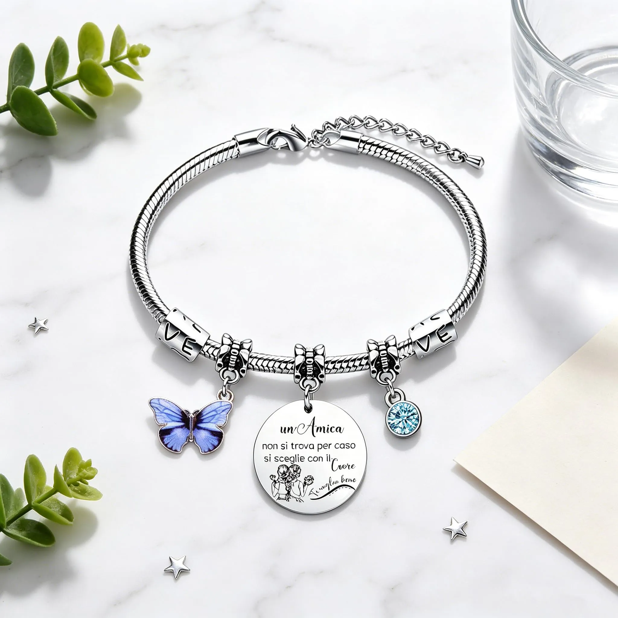 GUOYU Bracciale Amicizia Regali Per Ragazze Bracciali Per Migliore Amica Regalo di Laurea Regalis Natale Migliori Amiche Regali per la Moglie Fidanzata Sorella Compagno Classe Natale (2) - immagine 6