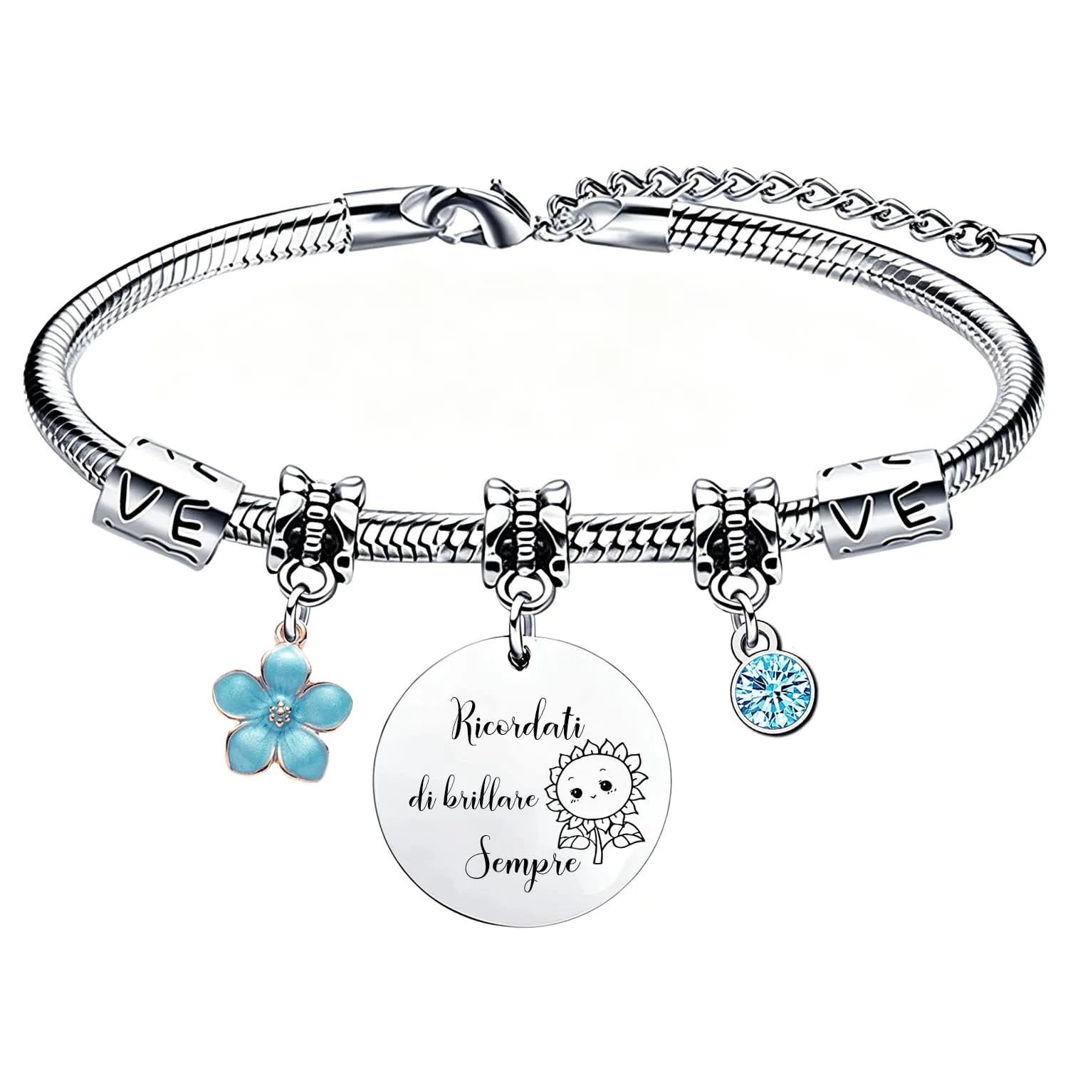 GUOYU Bracciale Amicizia Regali Per Ragazze Bracciali Per Migliore Amica Regalo di Laurea Regalis Natale Migliori Amiche Regali per la Moglie Fidanzata Sorella Compagno Classe Natale (3) - immagine 1