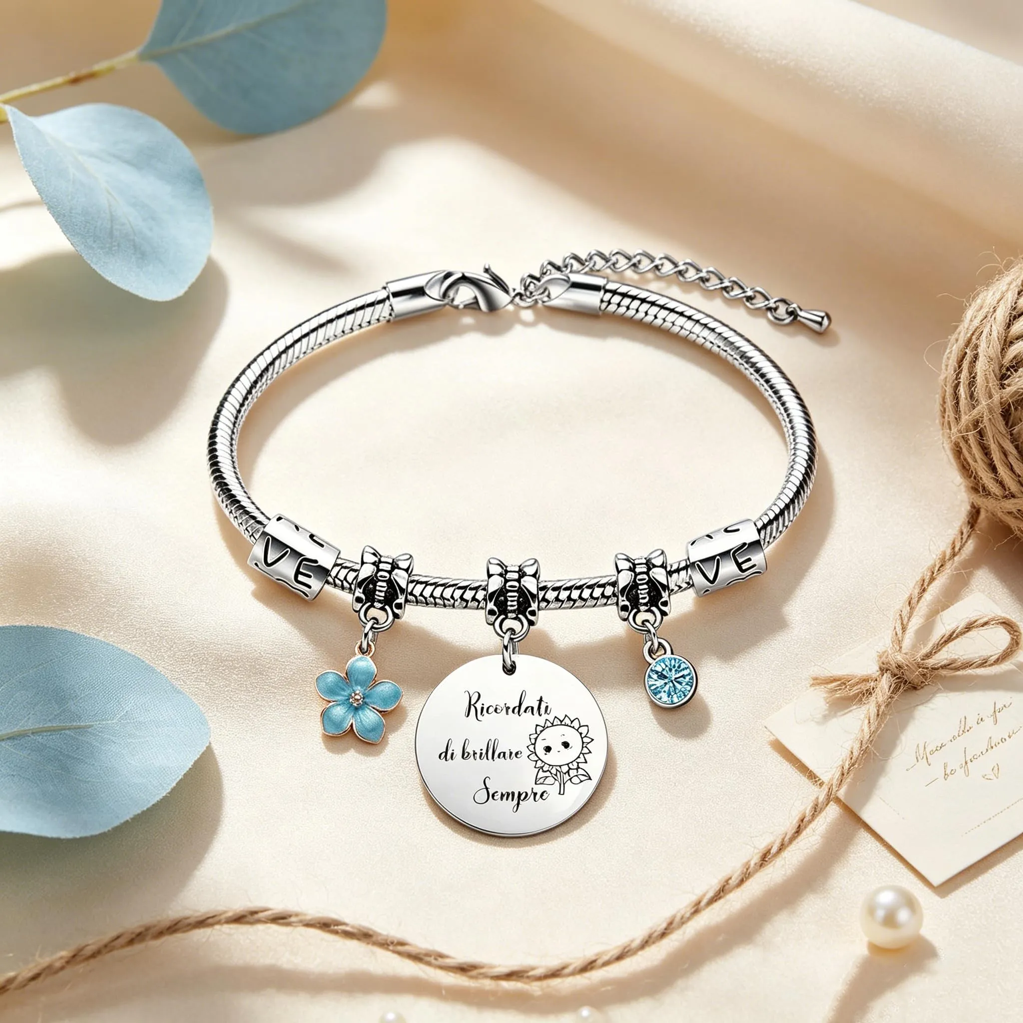 GUOYU Bracciale Amicizia Regali Per Ragazze Bracciali Per Migliore Amica Regalo di Laurea Regalis Natale Migliori Amiche Regali per la Moglie Fidanzata Sorella Compagno Classe Natale (3) - immagine 4