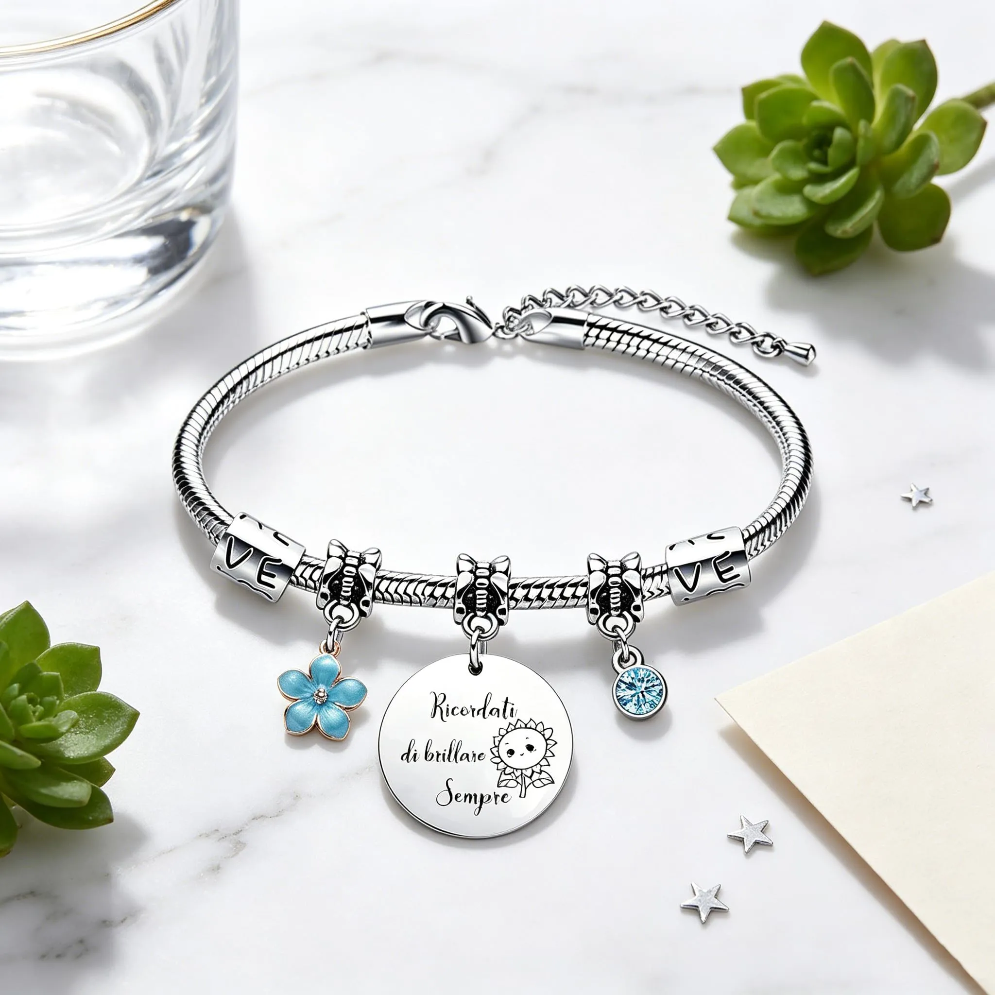 GUOYU Bracciale Amicizia Regali Per Ragazze Bracciali Per Migliore Amica Regalo di Laurea Regalis Natale Migliori Amiche Regali per la Moglie Fidanzata Sorella Compagno Classe Natale (3) - immagine 6