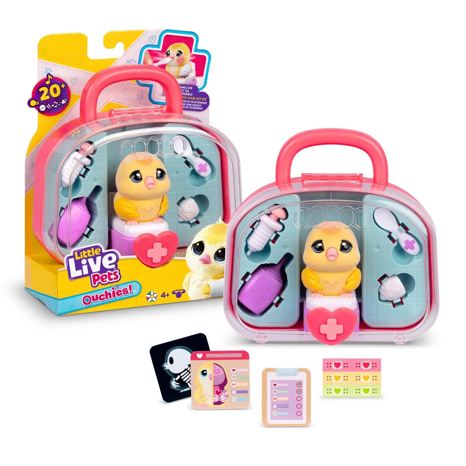 Rocco Giocattoli Little Live Pets Ouchies Kit del Veterinario - Chirpy il Pulcino - immagine 2