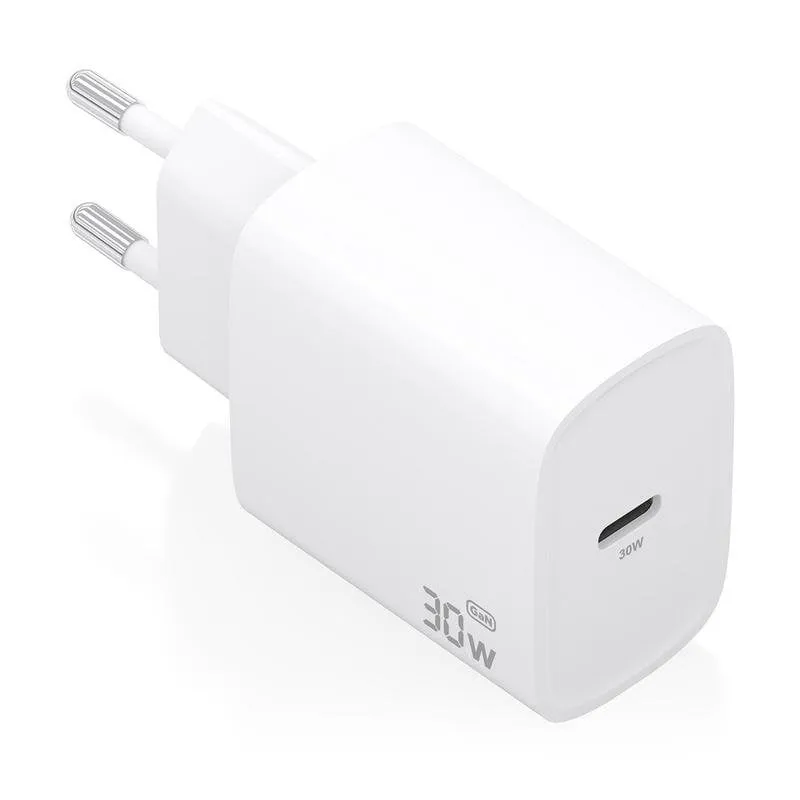 Caricatore AISENS A110-0950 GaN 30W 1xUSB-C PD3.0 Ricarica Rapida Bianco - immagine 1