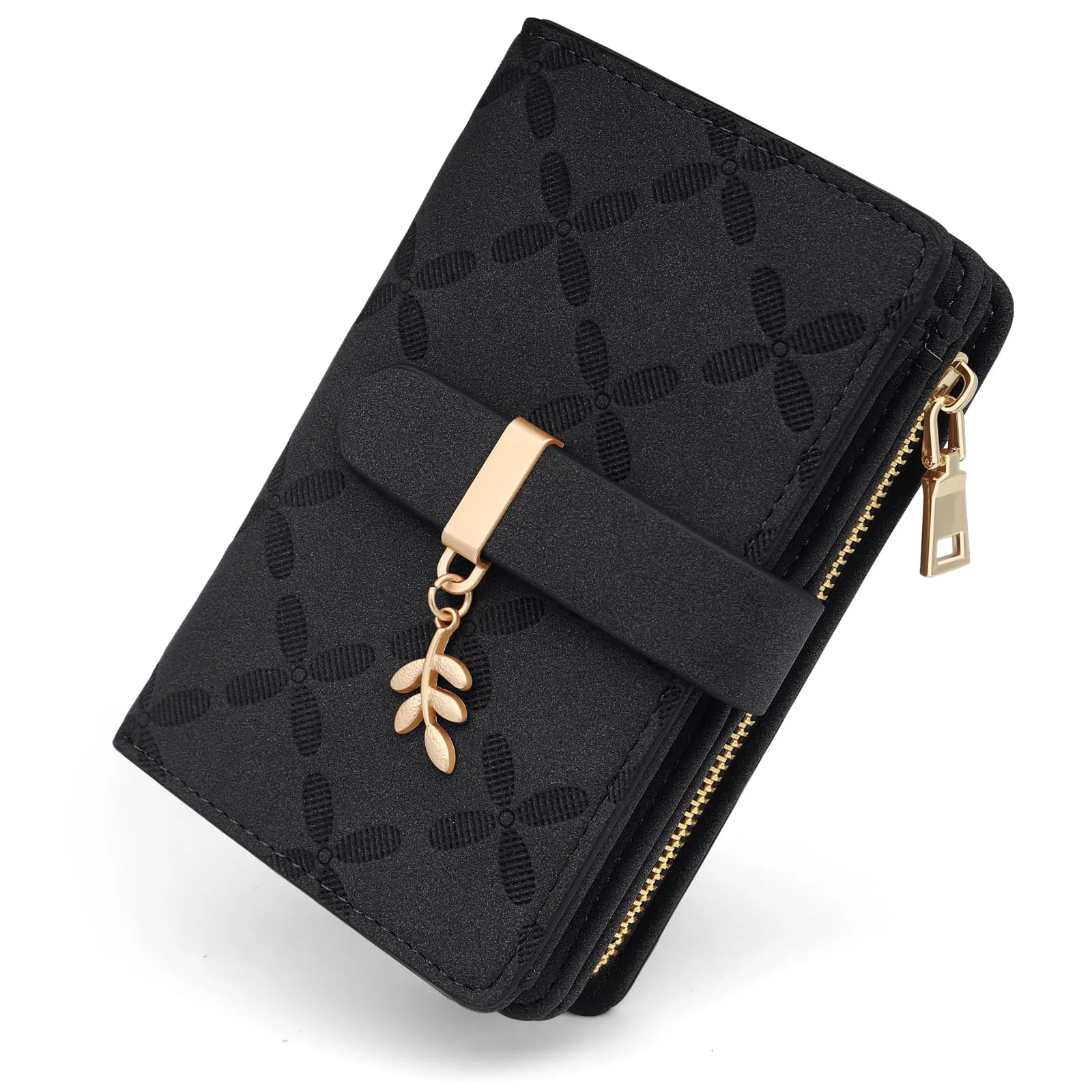 REETEE Portafoglio Donna Piccolo in Pelle con Blocco RFID e Portamonete - immagine 1