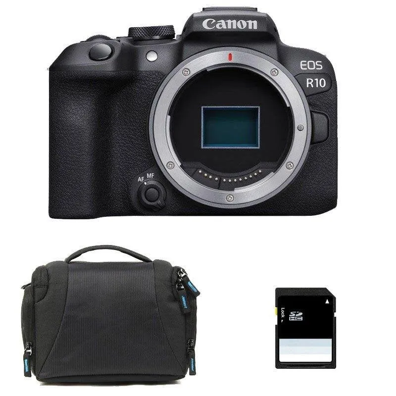 Fotocamera Digitale Compatta Canon EOS R10 24.2 MP Zoom Ottico Sensore CMOS 4K WiFi SD 8 GB Sac - immagine 1