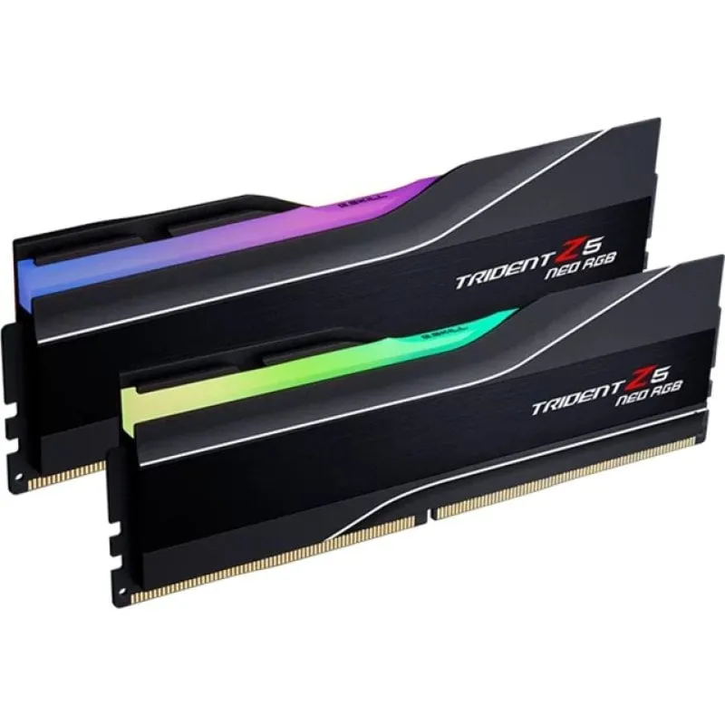 G.Skill Trident Z5 Neo RGB 32GB 2x16GB DDR5 6400MHz CL30 AMD EXPO RAM Memoria Nero - immagine 1