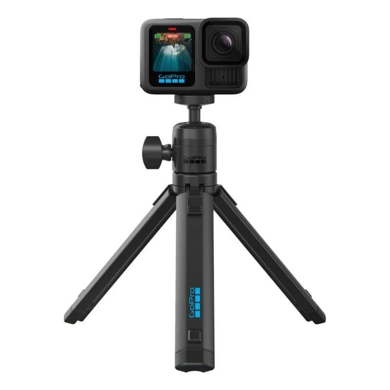 Treppiede GoPro ABTTR-001 testa a sfera alluminio rotazione 360 3 sezioni 20cm - immagine 1