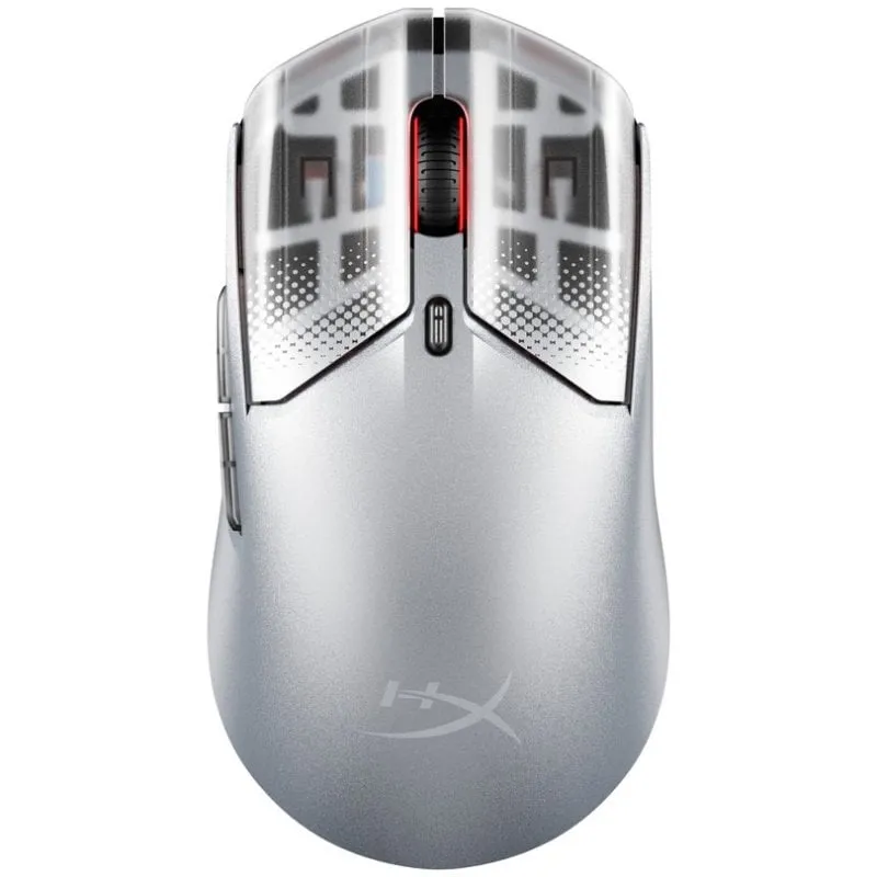 Mouse HyperX Pulsefire Haste 2 S Wireless Bluetooth 26000DPI Silver RGB 6 Pulsanti - immagine 1