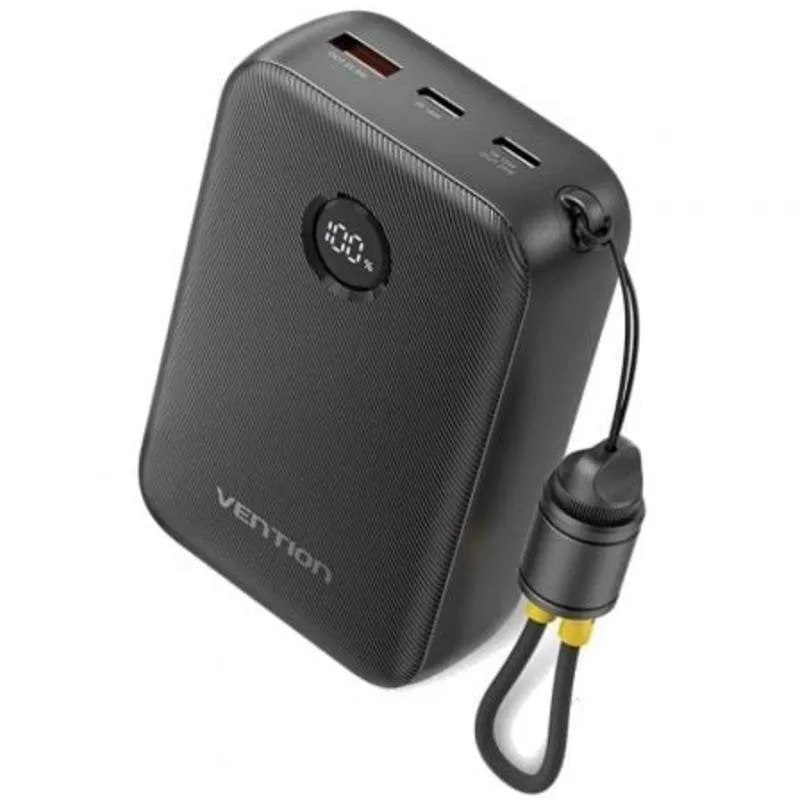 Powerbank Vention FKBB0-C 20000mAh 22.5W USB-C/A Nero portatile - immagine 1