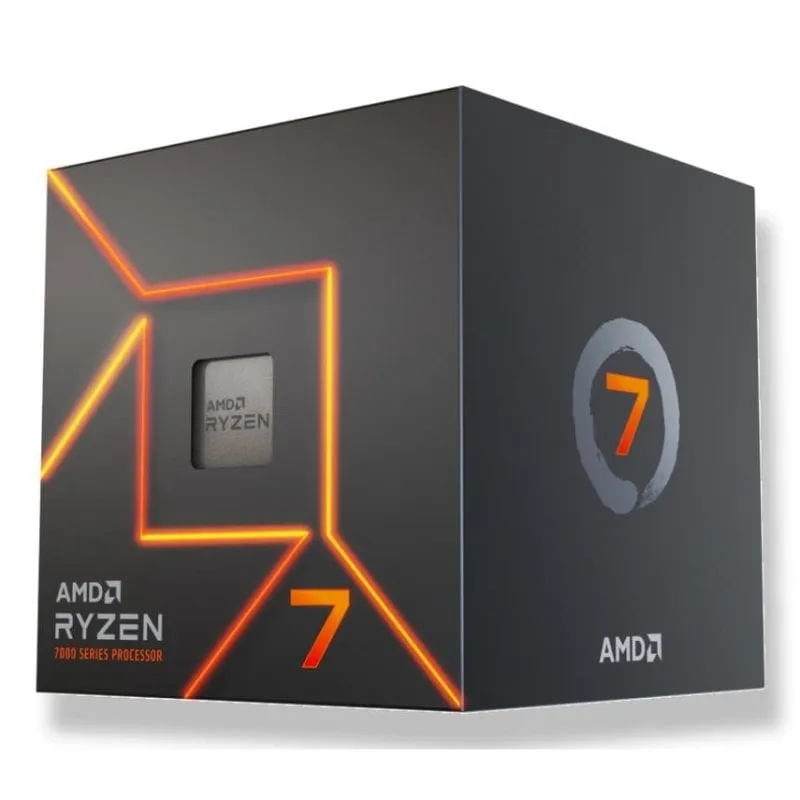 Processore AMD Ryzen 7 7700 8 Core 3,8 GHz Frequenza base 5,3 GHz Turbo Boxed - immagine 1