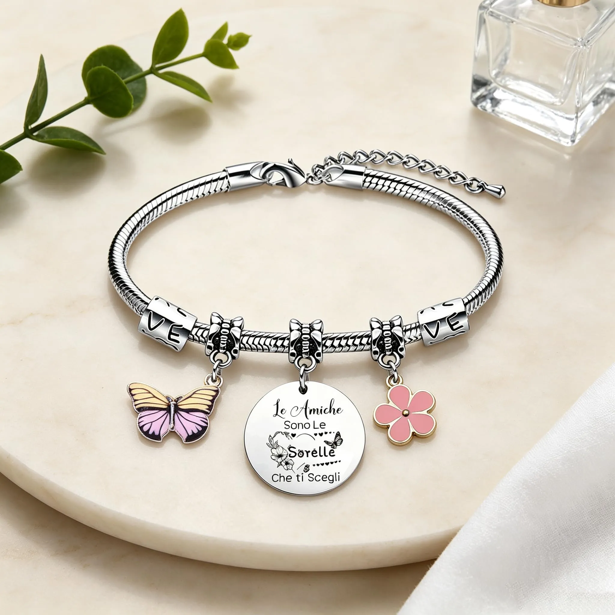 GUOYU Bracciale Amicizia Regali Per Ragazze Bracciali Per Migliore Amica Regalo di Laurea Regalis Natale Migliori Amiche Regali per la Moglie Fidanzata Sorella Compagno Classe Natale (6) - immagine 3