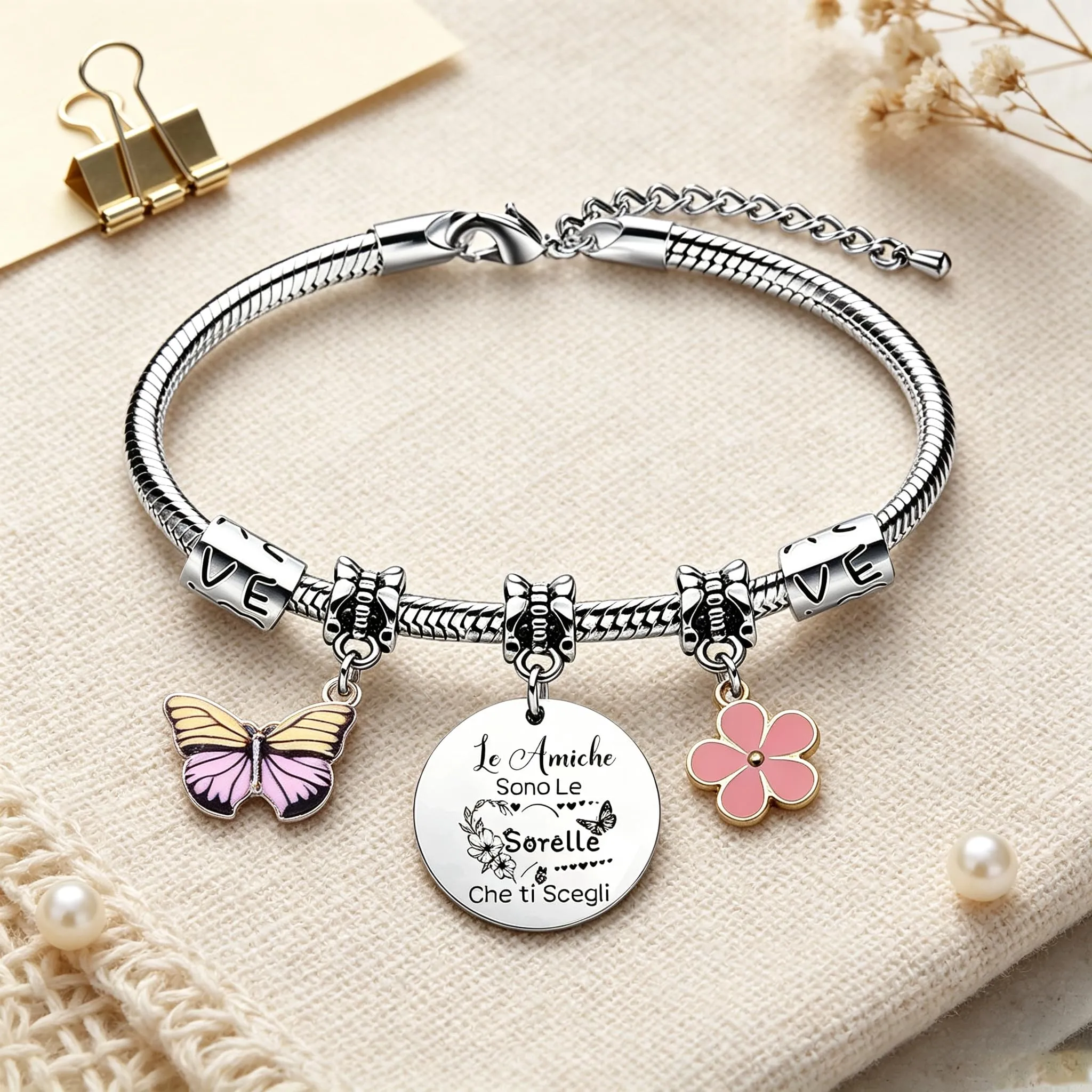 GUOYU Bracciale Amicizia Regali Per Ragazze Bracciali Per Migliore Amica Regalo di Laurea Regalis Natale Migliori Amiche Regali per la Moglie Fidanzata Sorella Compagno Classe Natale (6) - immagine 4