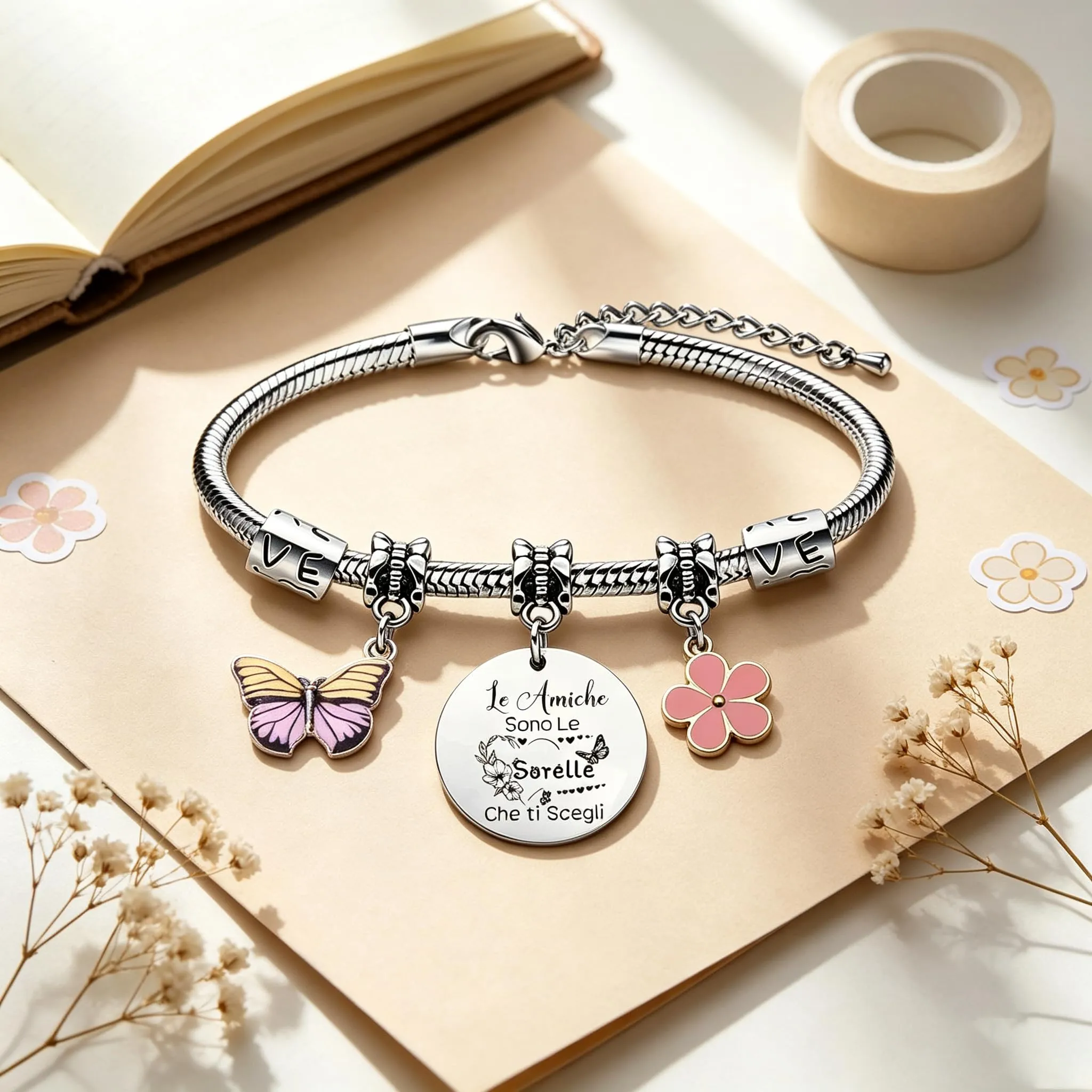 GUOYU Bracciale Amicizia Regali Per Ragazze Bracciali Per Migliore Amica Regalo di Laurea Regalis Natale Migliori Amiche Regali per la Moglie Fidanzata Sorella Compagno Classe Natale (6) - immagine 5