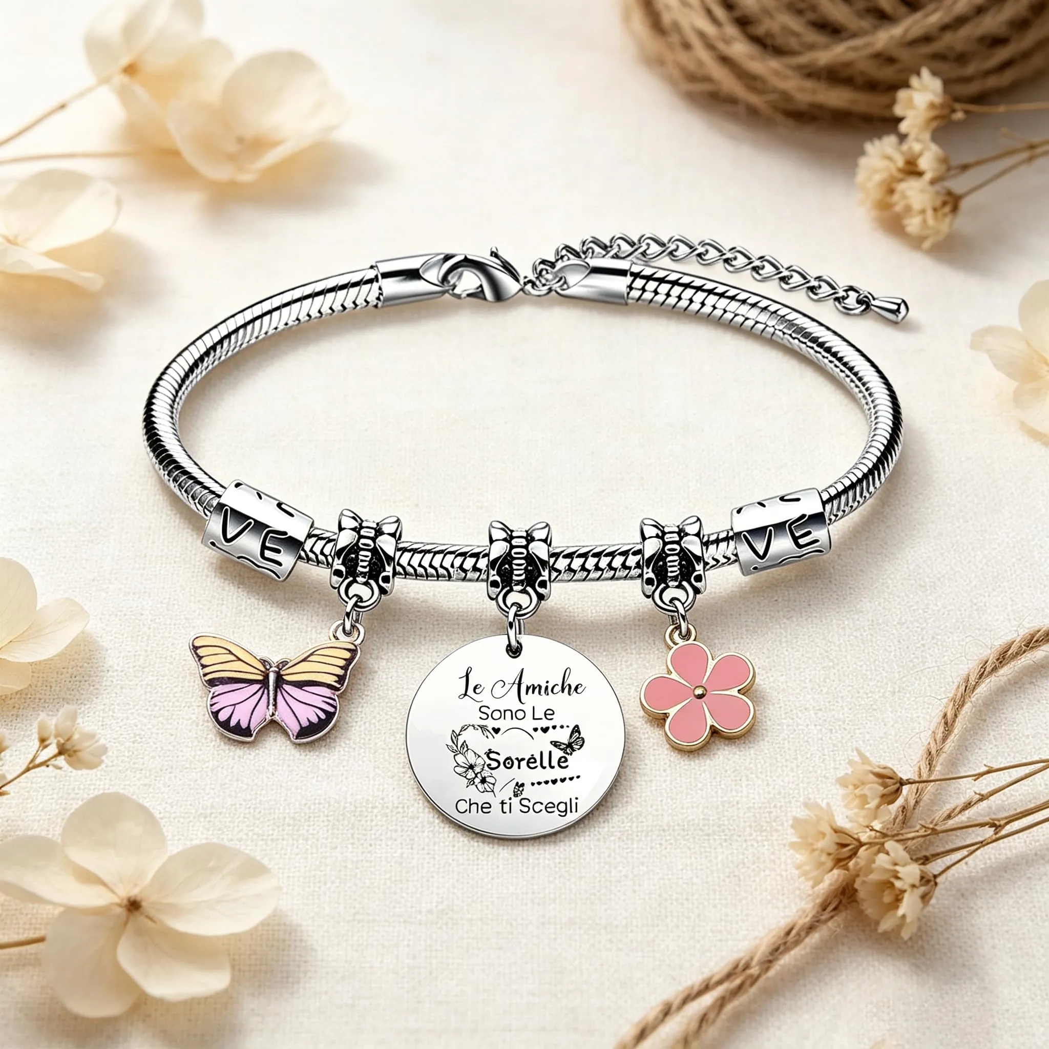 GUOYU Bracciale Amicizia Regali Per Ragazze Bracciali Per Migliore Amica Regalo di Laurea Regalis Natale Migliori Amiche Regali per la Moglie Fidanzata Sorella Compagno Classe Natale (6) - immagine 7