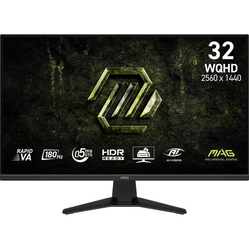 Monitor MSI MAG 325QF E18V 31,5" Wide Quad HD 180Hz Rapid VA HDR Tempo 0,5ms - immagine 1