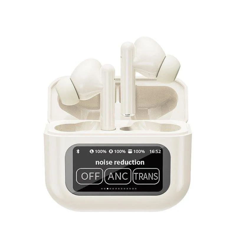 Auricolari Dam Electronics KW-07 wireless Bluetooth 5.4 con Cancellazione Attiva del Rumore, LED, autonomia 6h, neri - immagine 1