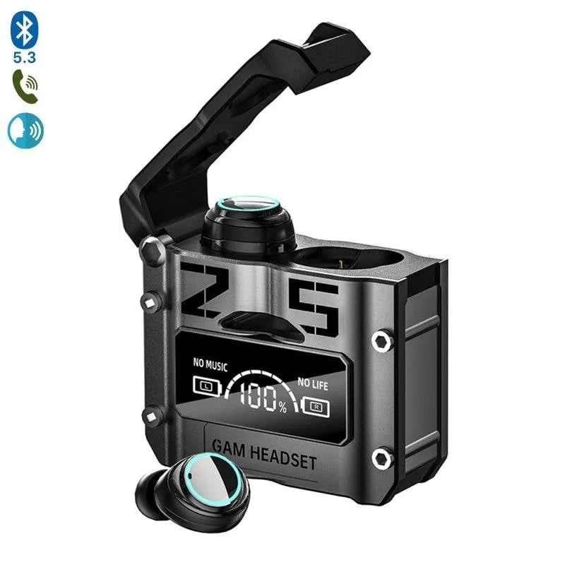 Auricolari Dam Electronics M25 wireless Bluetooth TWS Gaming Bassa Latenza Controllo Touch Nero - immagine 1