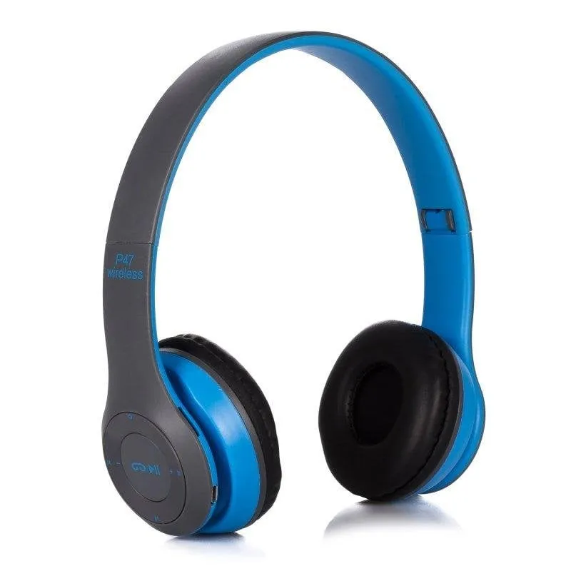 Auricolari Dam Electronics P47 Wireless Bluetooth 5.0 con Microfono, FM, Micro SD, nero - immagine 1