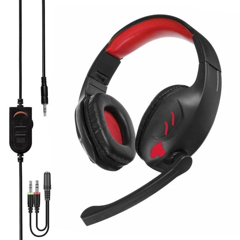 Auricolari Dam Electronics IN-968 con filo Jack 3.5mm, microfono, LED, Gaming, neri - immagine 1