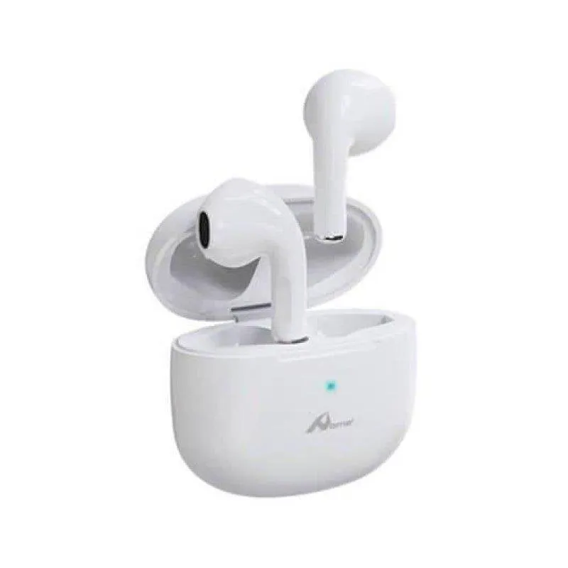 Auricolari Lian-Li D-EP001 wireless Bluetooth con microfono, autonomia 3h, colore bianco - immagine 1