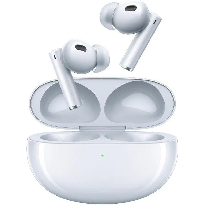 Auricolari Realme Air 6 Pro wireless Bluetooth cancellazione attiva rumore fino a 40 h, bianchi - immagine 1