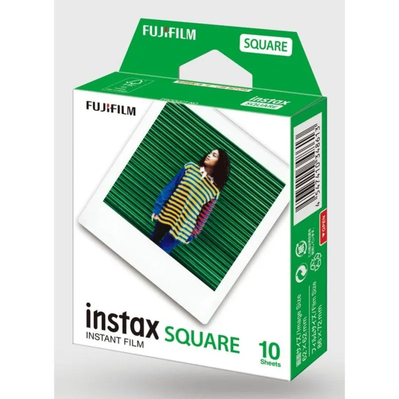 Pellicola istantanea Fujifilm instax SQUARE Film 10 pezzi ISO 800 compatibile instax - immagine 1
