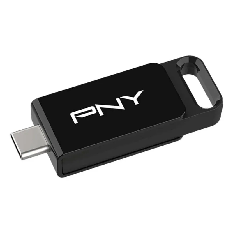 Unità flash USB PNY Elite 64GB USB Type-C 3.2 Gen 1 120MB/s Nero - immagine 1