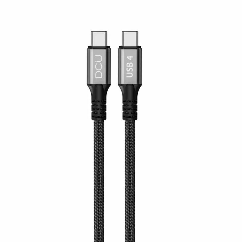 Cavo USB C DCU Advance Tecnologic 30402095 1m 240W 40Gbps Trecciato Nero - immagine 1