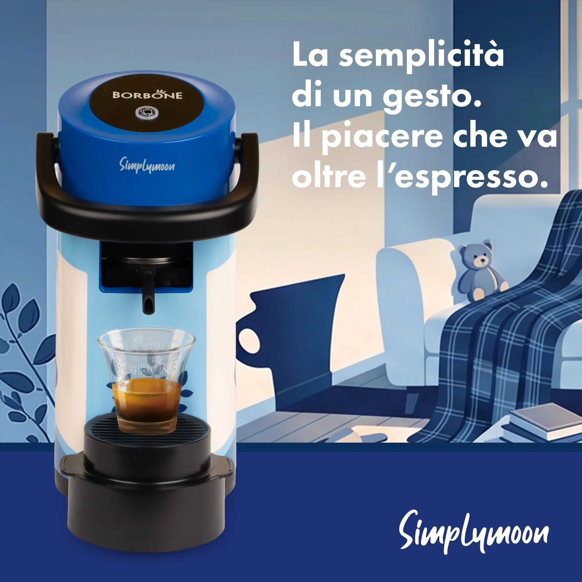 CAFFÈ BORBONE Simplymoon Macchina da Caffè a Cialde Limited Edition - immagine 4