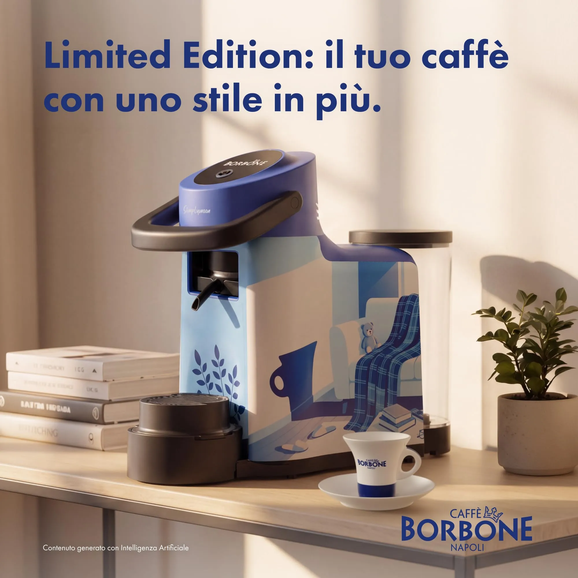 CAFFÈ BORBONE Simplymoon Macchina da Caffè a Cialde Limited Edition - immagine 7